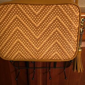 Michael Kors Tan Leather Crossbody Bag